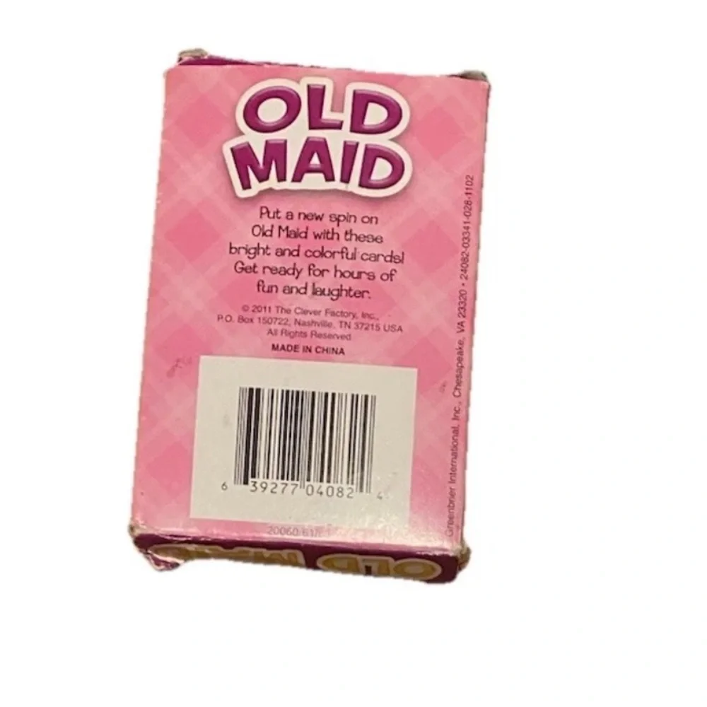 Old Maid 36 Educational Kids Game Card: Firefighter Chef Nurse Doctor Teacher